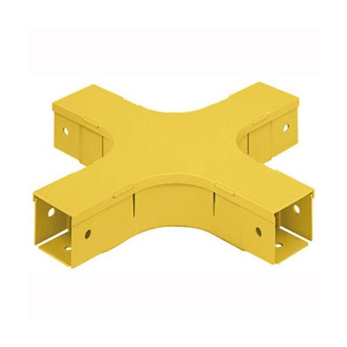 Panduit FFWC2X2LYL 2x2 4-Way Cross Fitting