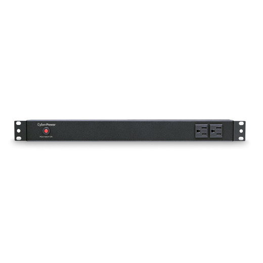 CyberPower 15A (Derated to 12A), 120 V, 50Hz/60Hz, NEMA 5-15P plug, 12 NEMA 5-15