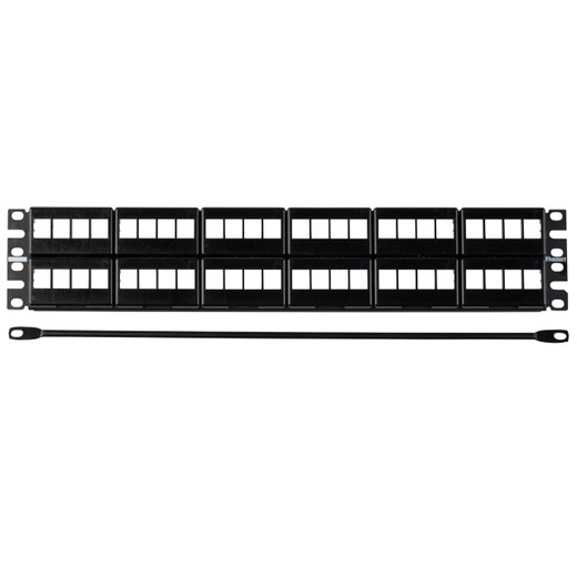 Panduit NKFP48KSRBSY 48-Port Front-Access Patch Panel
