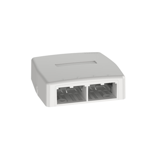 Panduit CBXQ4IW-A 4-Port Plenum Surface Mount Box