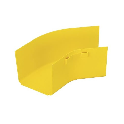 Panduit FRH454X4LYL 45° Horizontal Fitting for FiberRunner 4x4