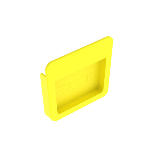 Panduit FREC4X4LYL 4x4 FiberRunner Yellow End Cap