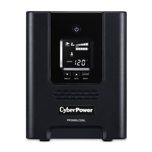 CyberPower Pure Sinewave LCD AVR 5-20P Plug 7 OUT (6) 5-20R (1) L5-30R 30A Tower