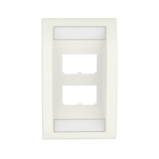 Panduit CFPE4IWY 4-Port Single-Gang Faceplate