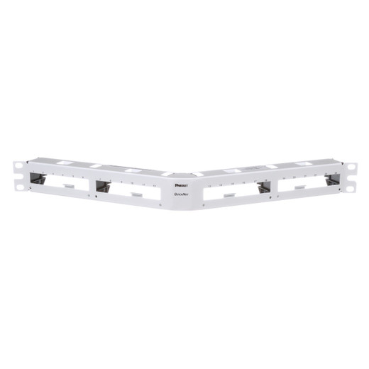 Panduit QAPP24WH 24-Port Angled Patch Panel