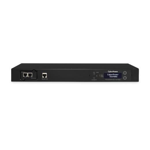 CyberPower 200-240V 1U LCD (2) IEC C20 Plugs 10FT Cords 10R Outlets (8) IEC C13 