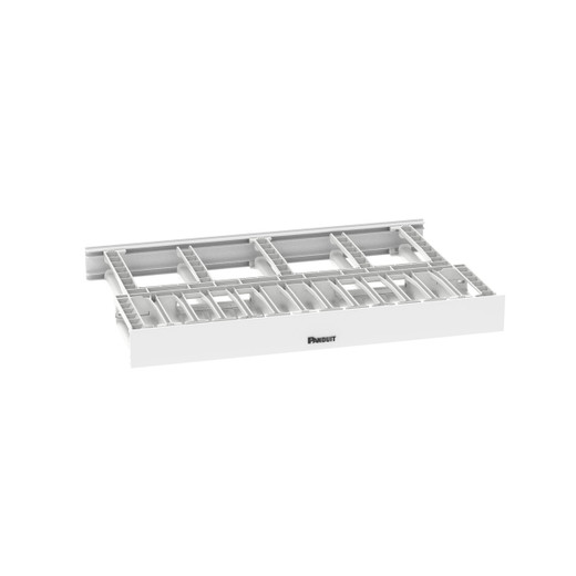 Panduit NM1WH 1RU Dual-Sided Cable Manager White