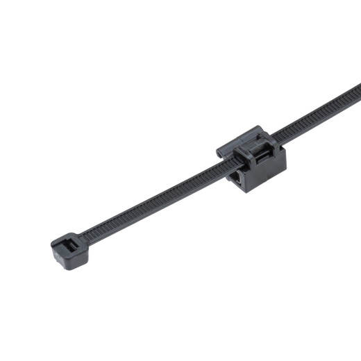 Panduit CMSB12-2S-D300 Edge Clip Cable Tie Mount - Black