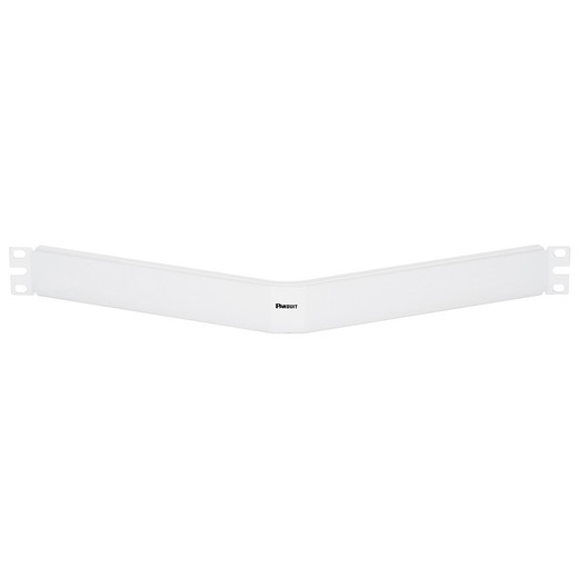 Panduit CPAF1WH 1U Angled Rack Filler Panel - White