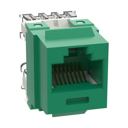 Panduit NK688MGR Cat 6 Keystone Jack - Green