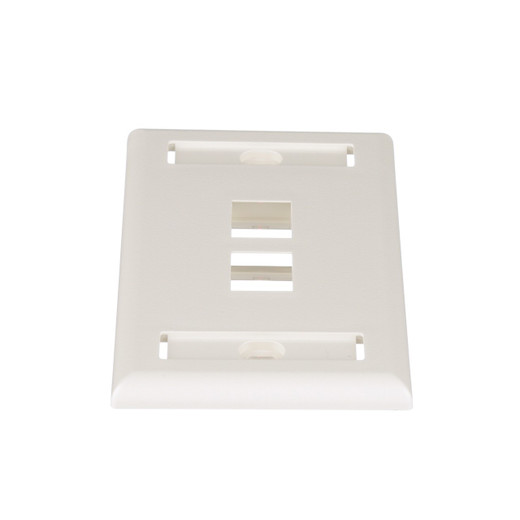 Panduit NK2FIWY NetKey 2-Port Keystone Faceplate
