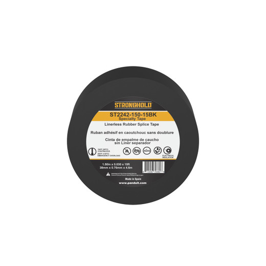 Panduit ST2242-150-15BK 1.5" Rubber Splicing Tape