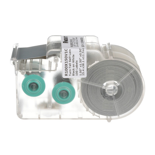 Panduit R100X150V1C Turn-Tell Vinyl Label Cassette