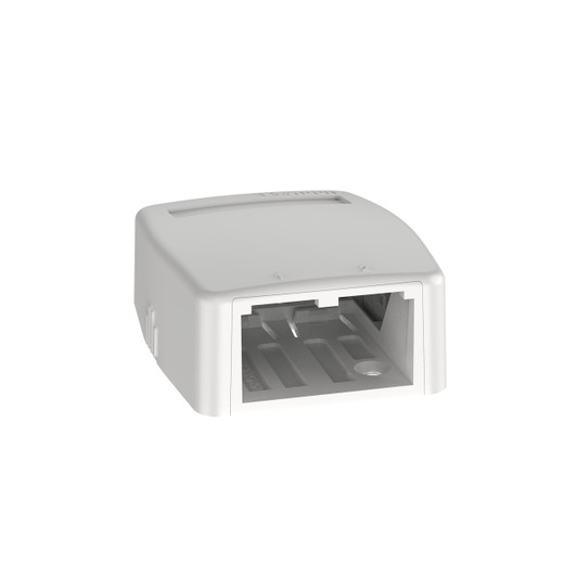 Panduit Surface Mount BOX 2P QR ADH Intl WHT EA