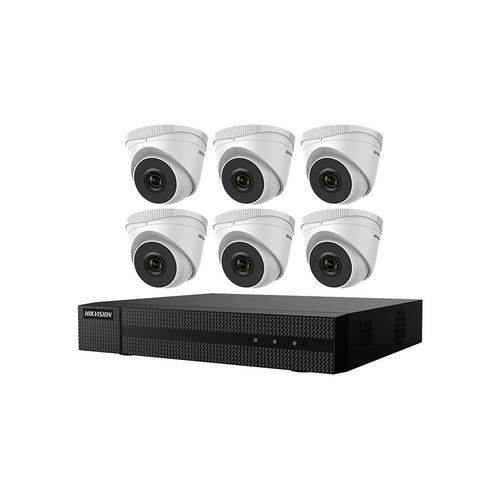 Hikvision EKI-Q82T26 EKI-Q82T26 Value Express 6 x 2 MP Turret IP Camera Kit with 8-Channel NVR