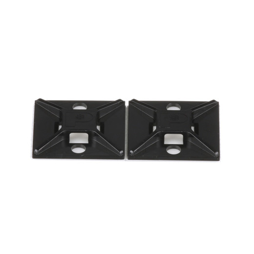 Panduit 100PK 4WAY Adhesive Backed TIE Mount BLK