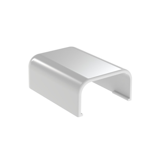Panduit Fitting LD5 END CAP LOW V WHT 1.62 20PK