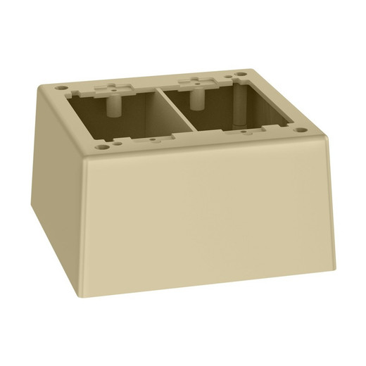 Panduit JBP2DEI Double Gang Two Piece Screw Deep Outlet