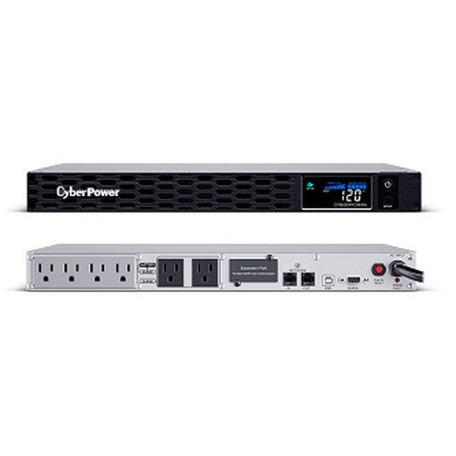 CyberPower CP1500PFCRM1U UPS,,6 NEMA 5-15R, NEMA 5-15P, 3 Yr Wty