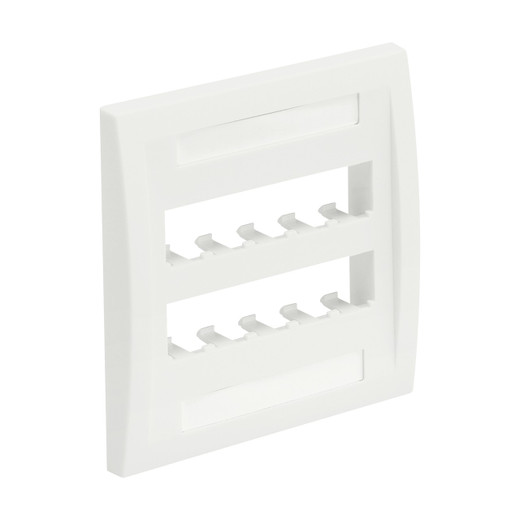 Panduit CFPE10WH-2GY Executive Faceplate
