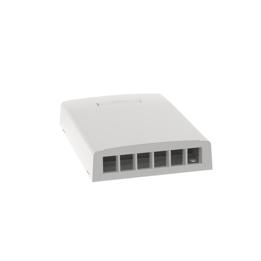 Panduit Surface Mount BOX UP TO SIX NK MOD WHT
