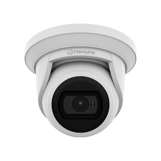 Hanwha ANE-L6012R fisheye lens detail and night vision starlight technology