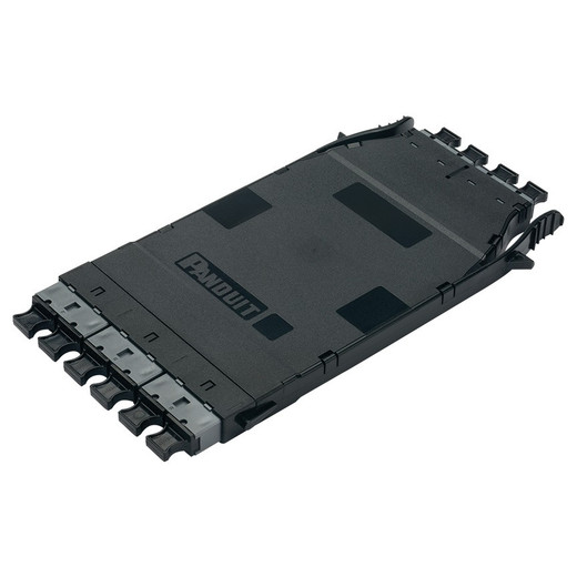 Panduit FH4ZU-48-NMNMA Cassette pour fibre noire HD Flex™