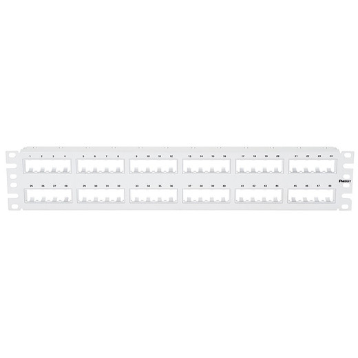 Panduit Mini COM 48PT Flush MNT Patch Pane EA