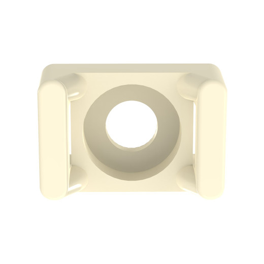Panduit CBL TIE MTG 0.88IN W 10 Screw NAT PK100