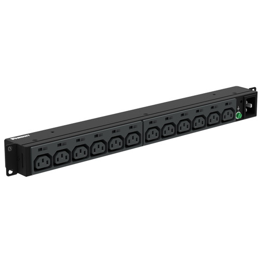 Panduit Basic PDU 20A 12 C13 NEMA L6-20P-3M BLK