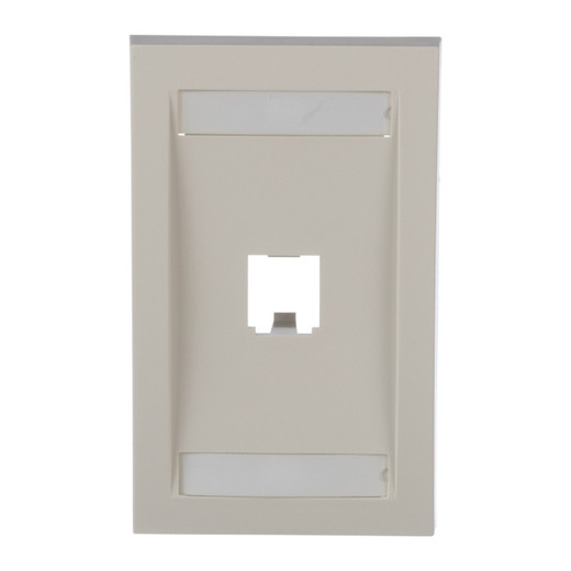 Panduit Faceplate 1PT SGL Gang Exec OFF Wht.