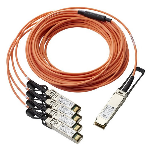 HPE HP BLC QSFP+ to 4X10G SFP+ AOC 15M OPT - 721076-B21