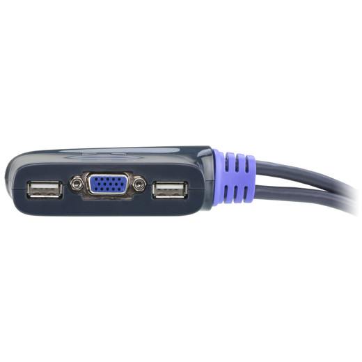 ATEN Storage Cable - HDB-15,6 PIN Mini-din (PS/2 Style),USB Type A Left Connector - M
