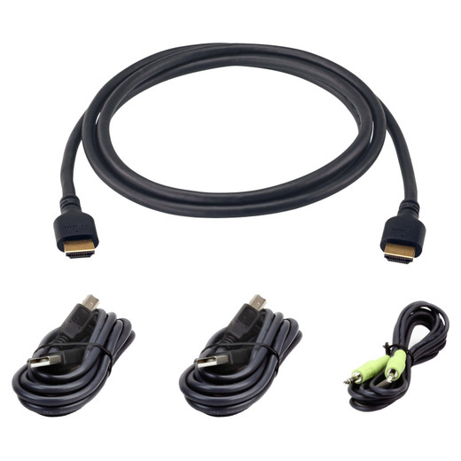 ATEN 1.8M USB Ultra High-speed HDMI Secure KVM Cable KIT - 2L7D02UH21X4