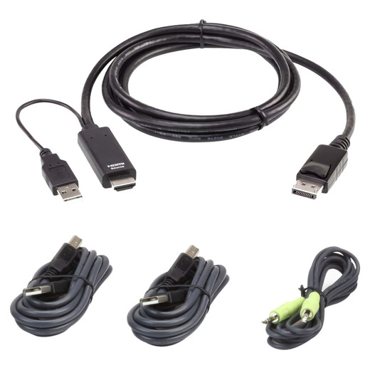 ATEN 6FT. Single Display HDMI Secure KVM Cable KIT