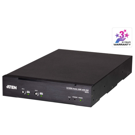 ATEN 2 X 120W Power Amplifier With DSP - AP212