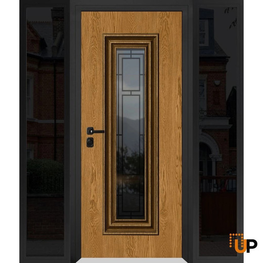 Vertiv E Door Solid with Locking Swing Handle - 3003E-24-B
