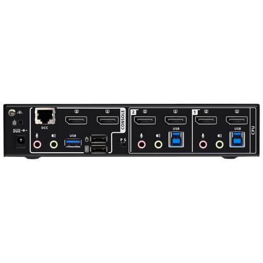 ATEN 2-PORT USB3.0 8K Dual-view Displayport Kvmp Switch