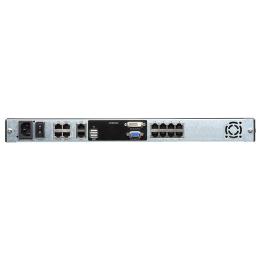 ATEN 8-PORT CAT 5 Dual Rail LCD KVM Over IP Switch 1 Local / 1 Remote User Access