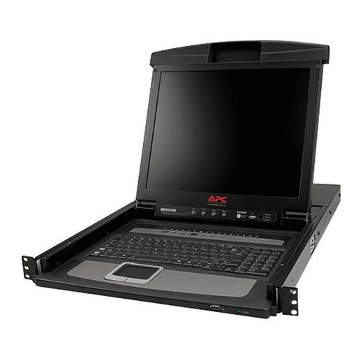 APC by Schneider Electric 17 Rack LCD Console with Integrated 8 Port Analog KVM Switch - AP5808