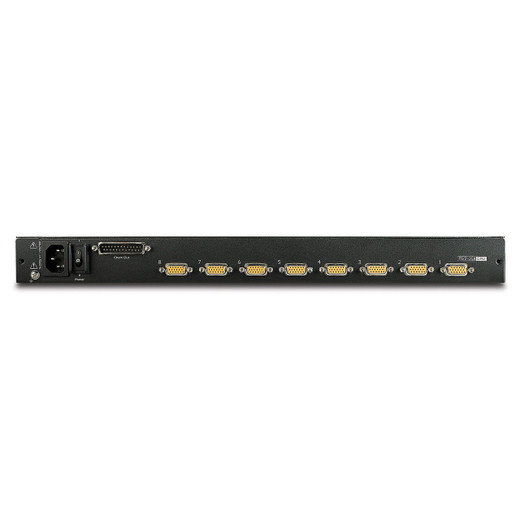 APC by Schneider Electric 17 Rack LCD Console with Integrated 8 Port Analog KVM 