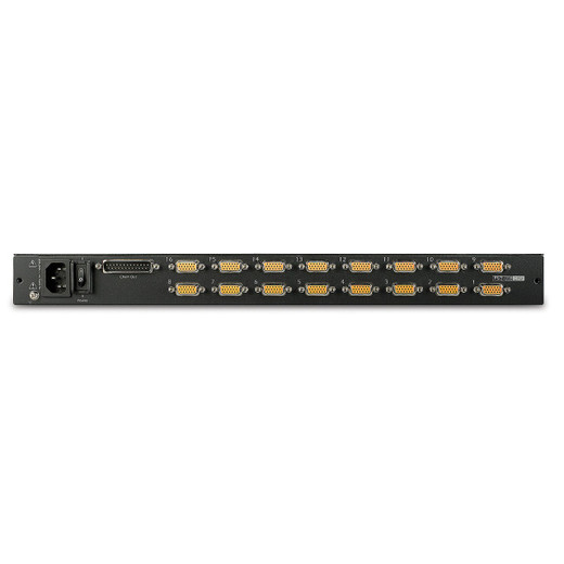 APC by Schneider Electric 17 Rack LCD Console with Integrated 16 Port Analog KVM