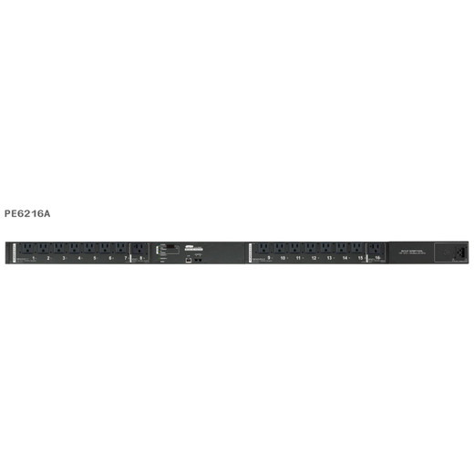 Aten PE6216G Power Distribution Unit - 1U, 16A 200-240V 16A MAX, 14 X C13 + 2 X