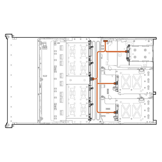 HPE DL380/DL560 G11 2U 8SFF X4 NVME KIT - P50727-B21