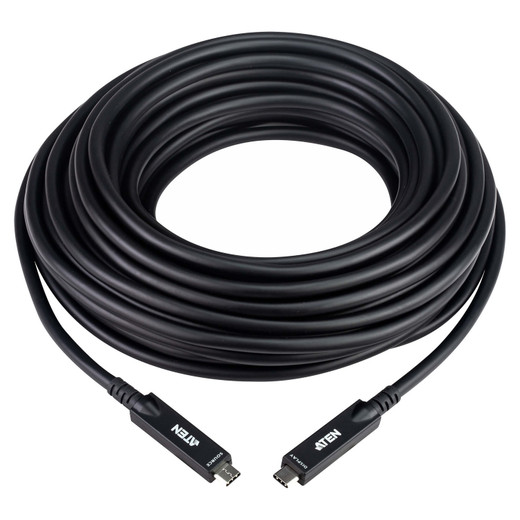 ATEN 49FT (15M) Ultra HD Usb-c Active Optical Cable
