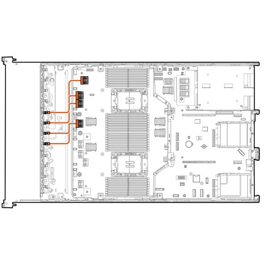 HPE DL560 G11 AC 8SFF X4 NVME B2 4P DAC - P55316-B21
