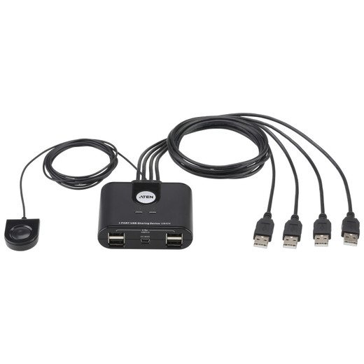 ATEN 4-PORT USB 2.0 Share HUB FOR 4 Computers - US424