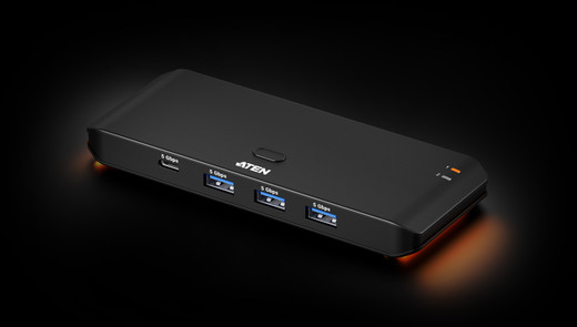 ATEN Essentials 2 X 4 USB 3.2 GEN1 Sharing Switch (host Type: A+c)