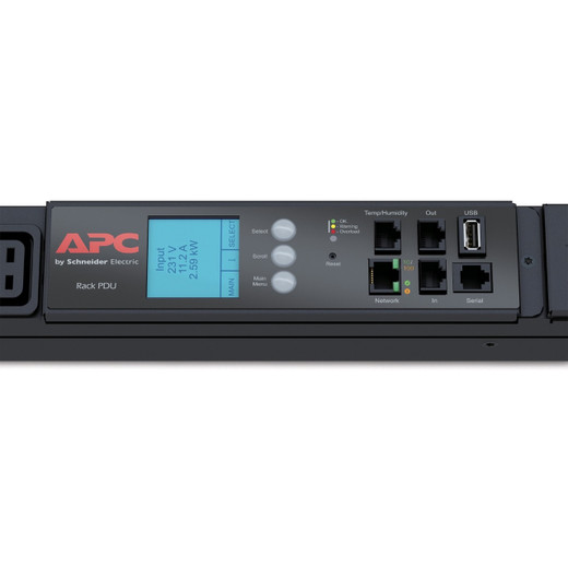 APC by Schneider Electric PDU Metered Zerou (30) C13 & (12) C19 - AP8886