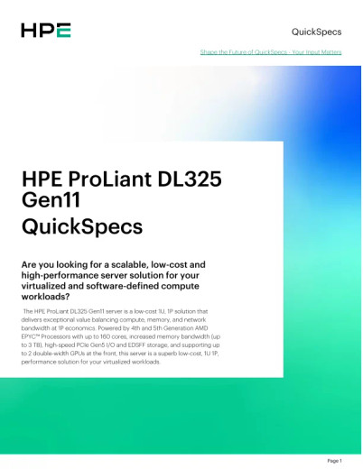 HPE DL3X5 G11 8SFF Dp/usb/odd Blnk KIT - P56654-B21
